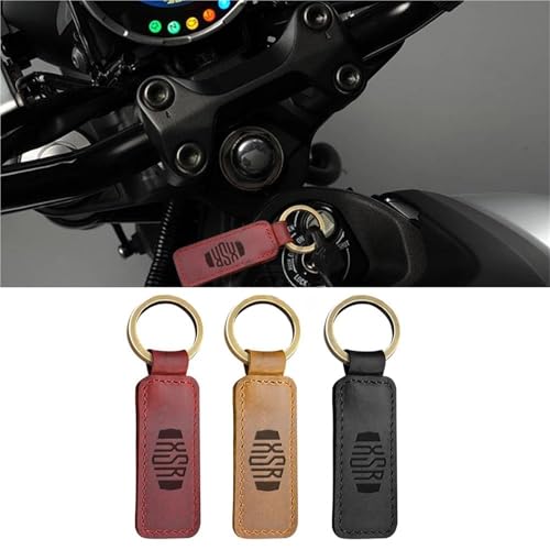 Llavero para Yamaha XSR155 XSR300 XSR700 XSR900 en cuero y metal 4