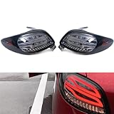 🚗【Leistungsstarke Funktionen】 Die Autorücklichter bieten die Vorteile eines dynamischen sequentiellen Blinkens, einer hohen Helligkeit, einer guten Lichtreinheit, eines geringen Stromverbrauchs, einer guten Sicherheitswarnleistung und einer Energieeinsparung. Es passt perfekt zum Original, professionelle Fertigung für hohe Qualität