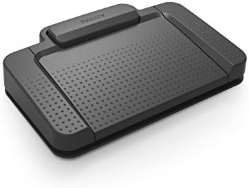 Philips ACC2330/00 Przełącznik Nożny Do Cyfrowych Systemów Dyktafonów, Czarny