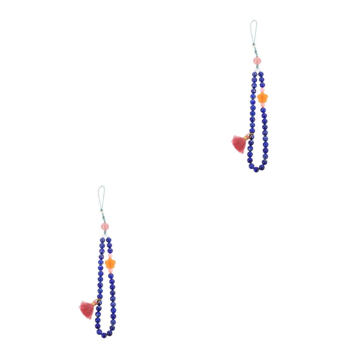 NUOBESTY Cadena de Teléfono Móvil con Retro Correa para Evitar Pérdidas Lanyard de Coloridas Accesorio Elegante para Teléfonos