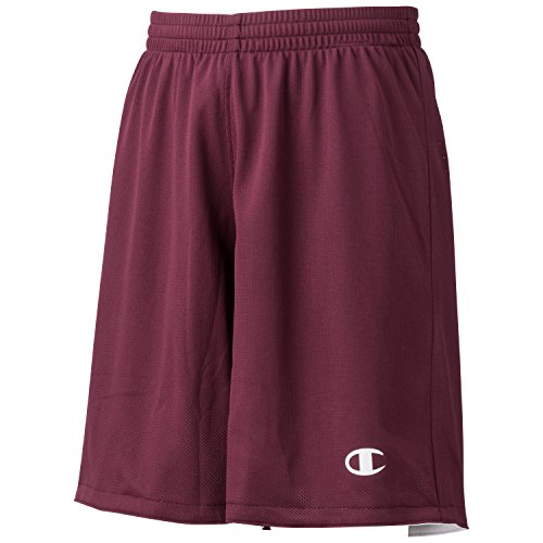 [チャンピオン] ハーフパンツ ワンポイントロゴ リバーシブルパンツ<男女兼用>(ロング丈) バスケットボール REVERSIBLE CBR2350 マルーン XL
