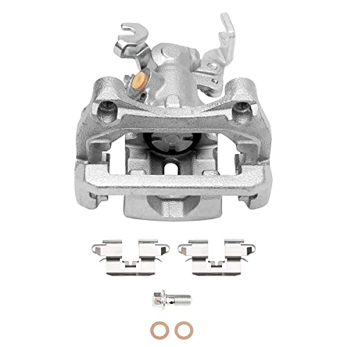 Image of Detroit Axle - Rear Brake Kit for Ford Fusion Lincoln MKZ Zephyr Mazda 6 Mercury Milan Disc Brake Calipers w /Brackets Ceramic Brakes Pads w /Hardware Replacement