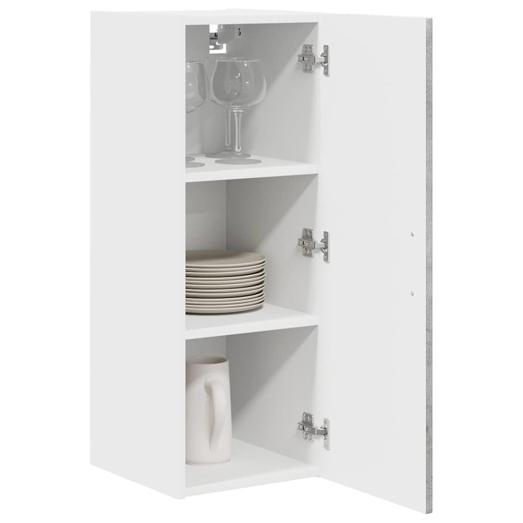 Panneau de lave-vaisselle gris béton pour étagère de cuisine moderne