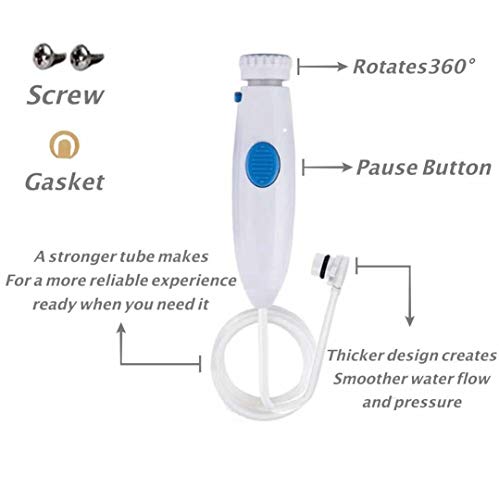 Oral Hygiene Accessories Standard Water Hose Plastic Handle for Waterpik Oral Irrigator