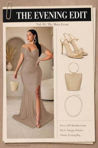 Image of Fooullaide Women Sexy Off Shoulder Elegant V Neck Wrap Formal Evening Gowns | Bodycon, Floor Length, High Split Mermaid Maxi Dress, Stretchy, Prom, Wedding Guest, Cocktail Bridesmaid Wear