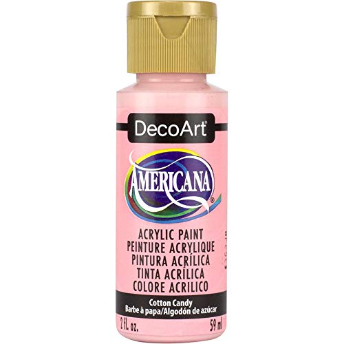 DecoArt DA347-3 Cotton Candy Americana Craft Paint, 2 oz