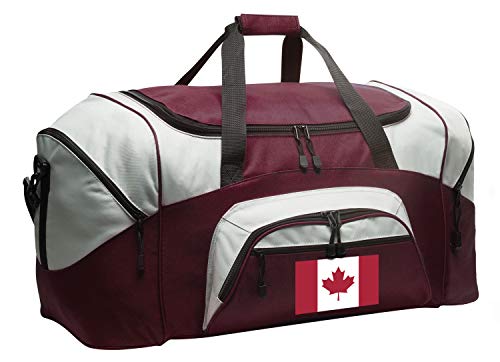 Canada Gym Bag Deluxe Canada Flag Duffle Bag