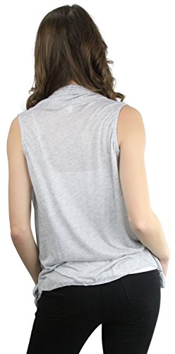 Image of ToBeInStyle Womens Open Front Casual Shrug Lightweight Layering Cardigan Sleeveless or Short Sleeve