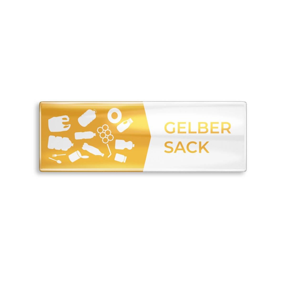 Metzler 5er-Set Aufkleber selbstklebend als Beschriftung für Mülltonnenboxen