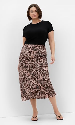 City Chic Women's Plus Size Skirt-Kyra Print2
