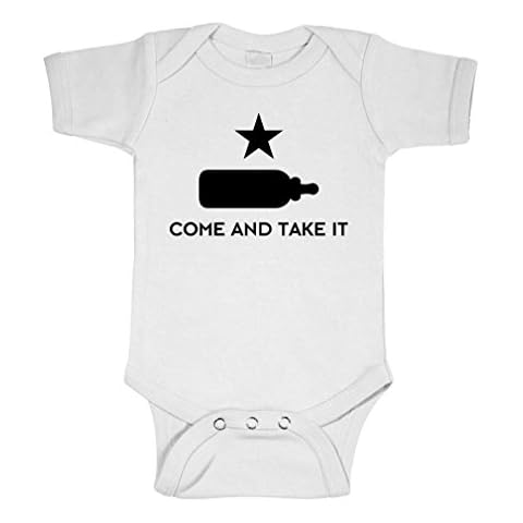 Live Nice Come TAKE IT - Cute Infant Child - Cotton Infant Bodysuit, NB, White Cover