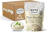 Keto Skinny Thai Noodles (Pack of 5, 270g) | Organic Konjac Flour Shirataki | Zero Carb Noodles | Low Calorie | Vegan | Gluten Free | Keto & Paleo Friendly | Ready to Eat Konjac Noodles