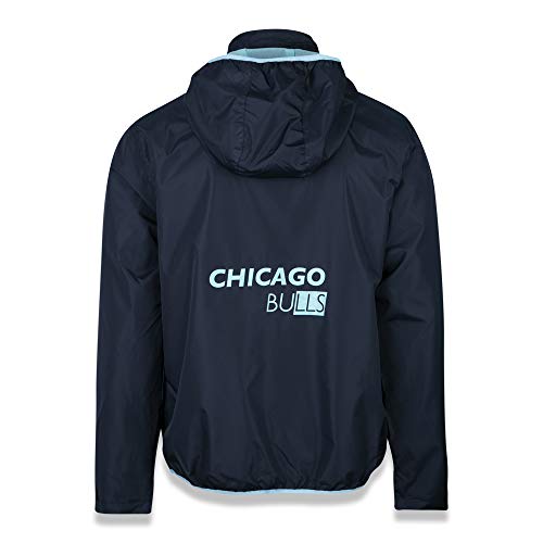 JAQUETA CORTA VENTO (WINDBREAKER) CHICAGO BULLS NBA PRETO NEW ERA