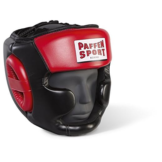 Paffen Sport Allround ECO Kopfschutz für das Training; schwarz/rot; GR: S/M