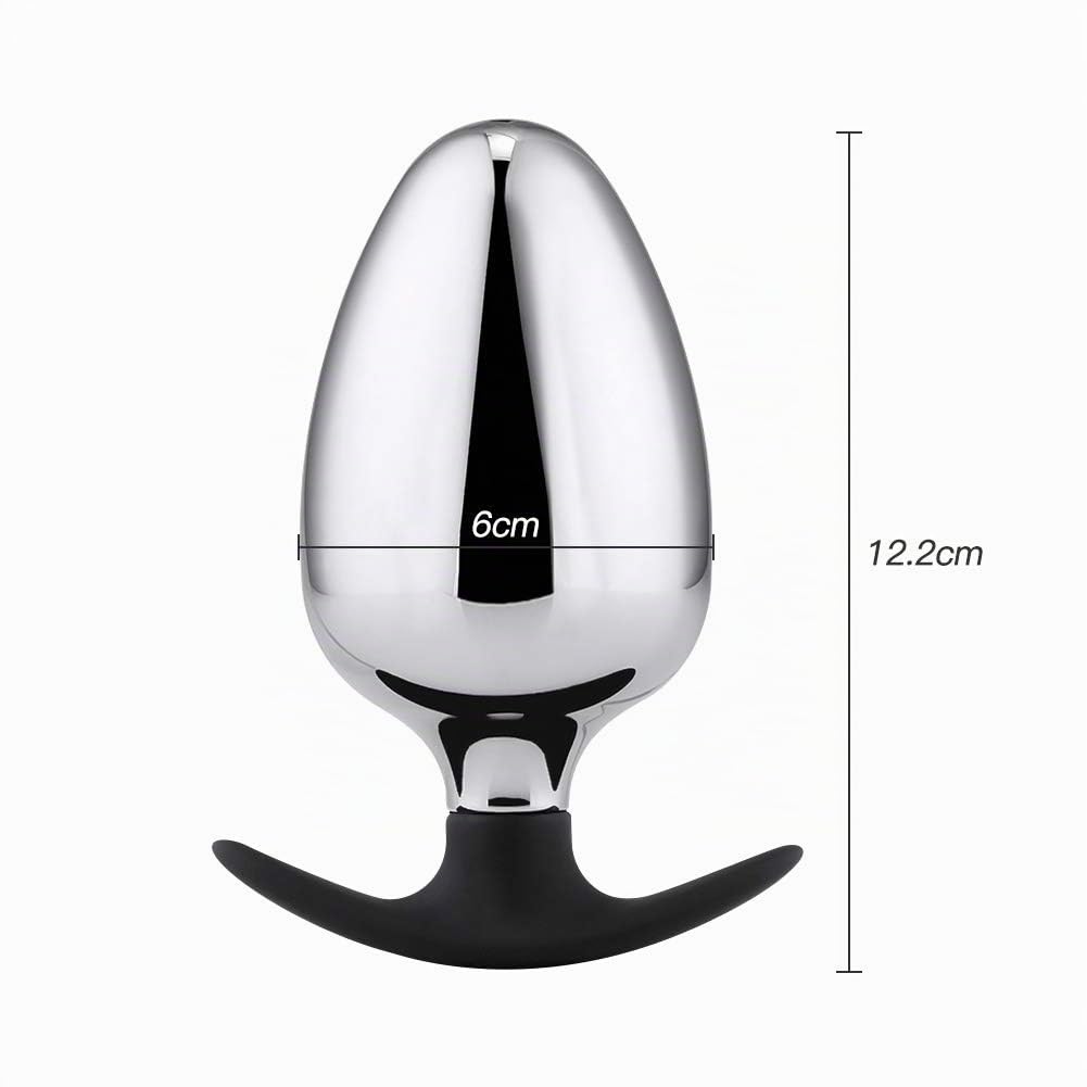 Butt Plug Butt Plug para Mujeres Hombres Acero inoxidable Consoladores anales Masaje Juguetes sexuales Estimulador anal Metal Acero El objeto del juego con diamante