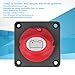 Battery Disconnect Switch, Fully Enclosed Battery Knob Switch Safe Battery Isolator Selector Switch DC 12-48V for Car Vehicle RV Boat