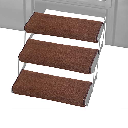 Aucuda RV Step Covers Wrap Around Camper RV Step Rug Step Carpet, Set