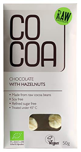 Raw Cocoa Bio Schokoladentafeln 50 g (Haselnüsse) Cover