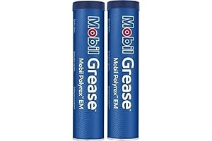 (2 Pack) - 13.7 oz Mobil Polyrex EM, Electric Motor Grease, High-Performance...