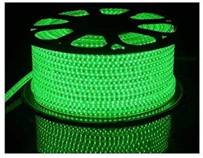 Image of 3014-108 Led Waterproof Strip Rope Pipe Light for False Ceiling Light, Decorative led SMD Roll Light with Adapter (Green, 10-Meter)