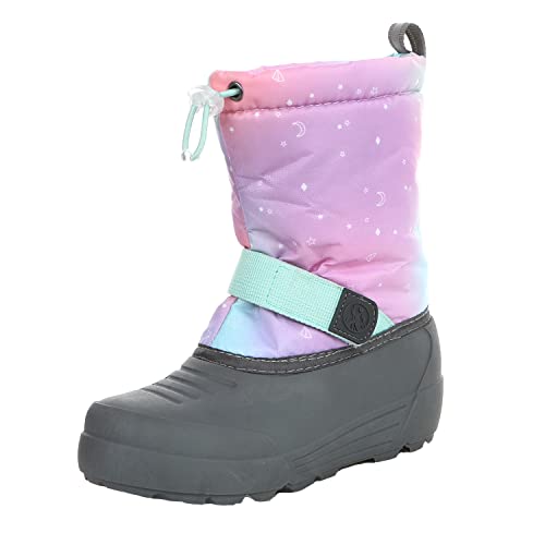 Image of Northside Frosty Insulated Winter Snow Boots for Girls and Boys with Rugged, Water Resistant Nylon Upper, Quick-Drying Lining, Removable EVA Insole, and Durable TPR Outsole