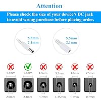 Security-01 2-Pack 1m DC Power Verlängerungskabel, Stecker 5.5mm x 2.1mm, unterstützt DC 5V 6V 9V 12V 24V, für Sicherheitskameras, DVR, Router, Drucker, LED Strip, Weiß (Packung mit 2) – Ansicht 2