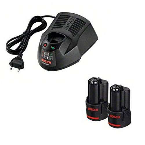 Bosch Professional Akku-Set Starter-Set, 2 x GBA 10,8 V 2,5 Ah O-B, AL 1130 CV, Karton, 1 Stück, 1600A004ZP