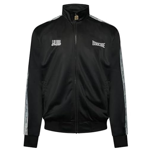 100% Hardcore x CODE 69 Chaqueta de entrenamiento para 25 años, ropa de calle | Black | Gabber Unisex Negro limited, Negro , L | Ya disponible en tu tienda friki favorita! En mundofriki.es! 100% Hardcore x CODE 69 Chaqueta de entrenamiento para 25 años, ropa de calle | Black | Gabber Unisex Negro limited, Negro , L | Ya disponible en tu tienda friki favorita! En mundofriki.es!