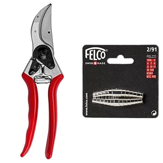 Felco F-2 068780 Classic Manual Hand Pruner, F 2 & 291 Replacement Springs Pruners Models, 2-Pack