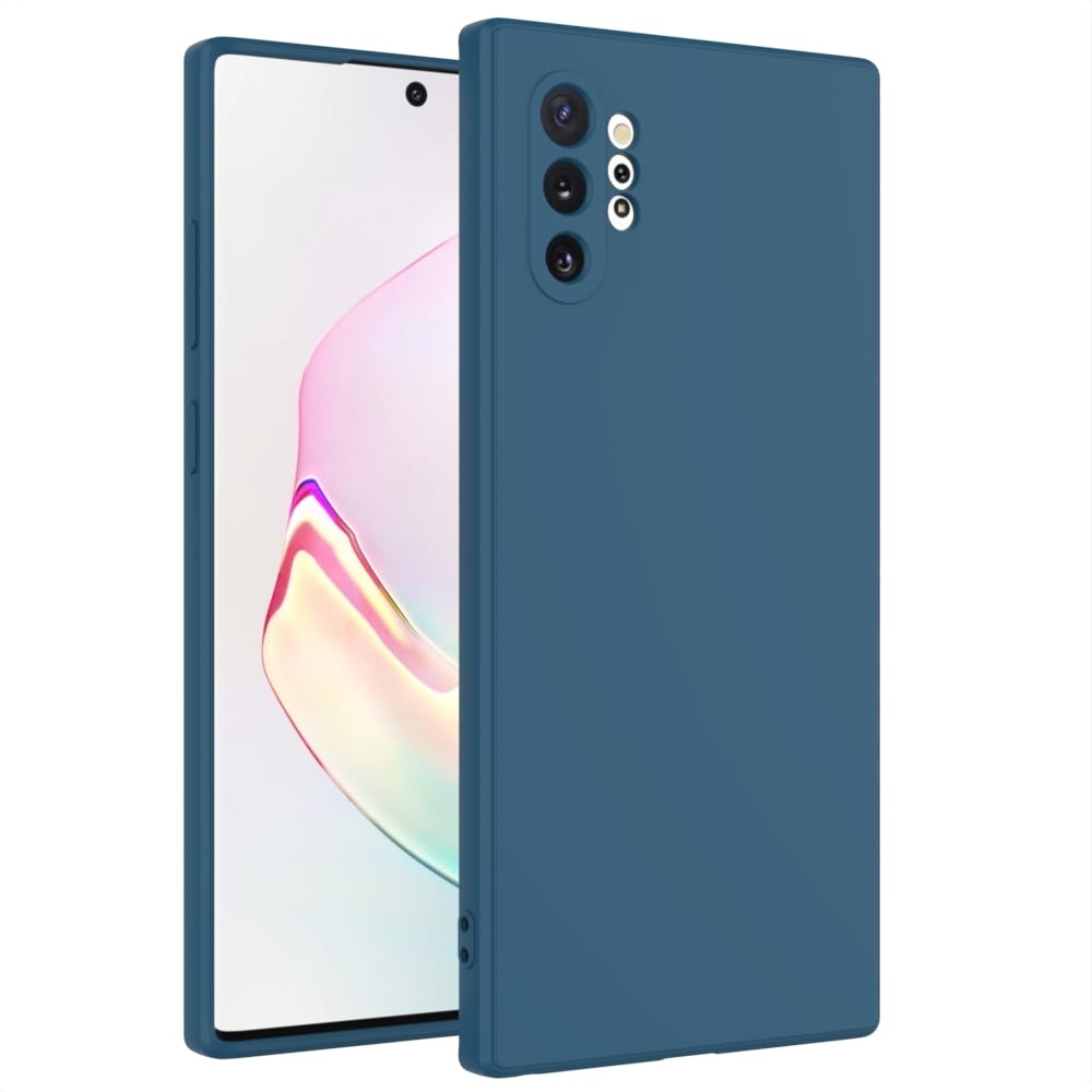 for Samsung Galaxy Note 10 Plus Case Dark Blue, Scratch Resistant with Soft Touch, Slim Thin Phone Cover for Samsung Galaxy Note 10 Plus