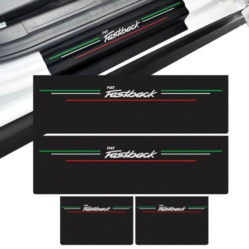 SPORTINOX, Soleira Da Porta Para Fiat Fastback 2025 Preto Texturizado