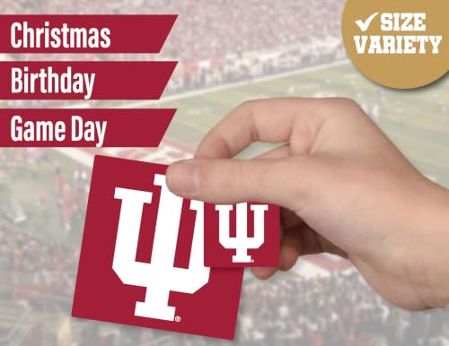 Image of Indiana Hoosiers Stickers & Decals 14 Pc UI Set for Car & Water Bottle