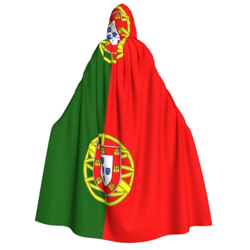 Cape médiévale drapeau portugais pour grand rassemblement cosplay