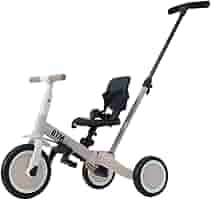 BTM グレージュ　三輪車 Amazon.co.jp: BTM 子供用三輪車 4in1 三輪車のりもの 押し棒