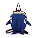 Kids Toddlers cute 3D Cartoon Shark zaino scuola materna borsa da viaggio Animal Cartoon zaino imbracatura di sicurezza per bambini e bambine bambini pre scuola zaino con anti-perso gancio corda