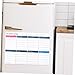 TEHAUX Magnetic Dry Erase Calendar Planner for Fridge Reusable Monthly Schedule Whiteboard Versatile Organization Tool for Home Kitchen Office Easy to Clean Design