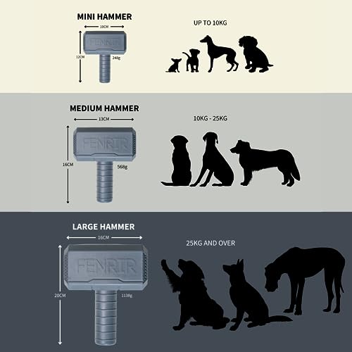 Fenrir Hammer Chew Toy (Large, Grey) - Image 3