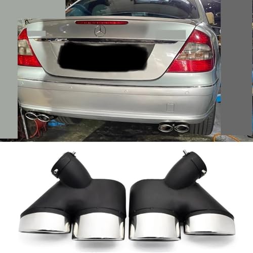 Embout d'échappement Benz W211 enjoliveur silencieux quad E240 E280 E320 E500