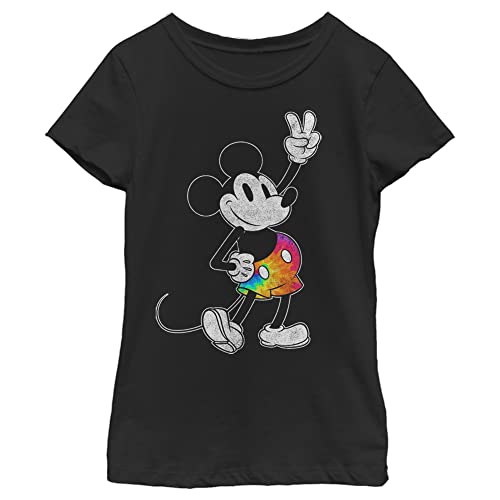Image of Disney Girls' Tie Dye Mickey Stroked