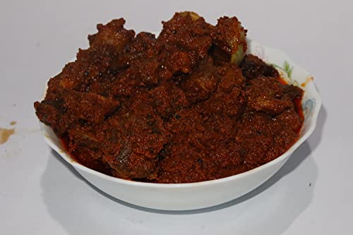 Image of MAHIKA FOODS Andhra Style Homemade Fresh Mutton Pickle, Gosht Ka Achar Authentic Taste of Tradition, Spicy, with No Added Preservatives, 750 Gram (Pack of 1)