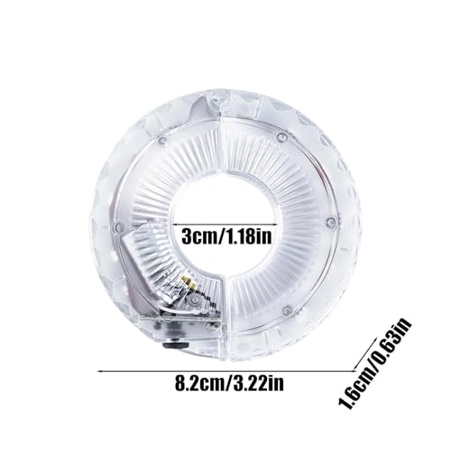 Lumières de roue à rayons : lampe rechargeable en ABS étanche haute performance - 6