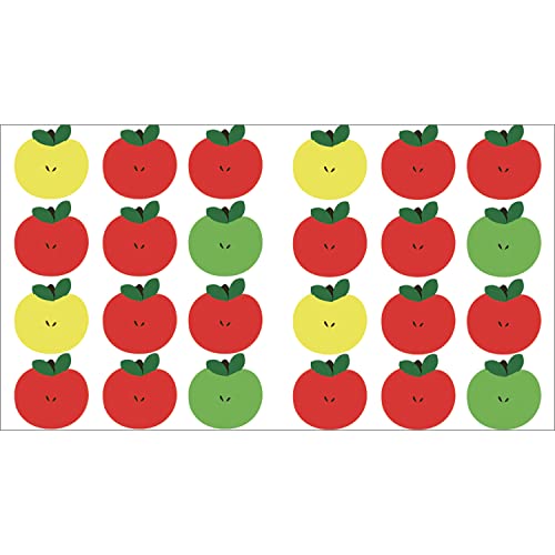 Stickers Autocollants Pommes 2 pièces 15x18,5 cm, Décoration et Personnalisation d'Objets - DIY Stickers Pommes