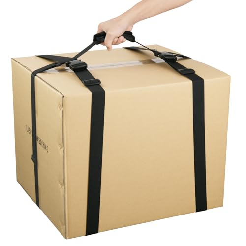 Moving Bags Carrying Strap with Handle, Heavy Duty Moving Boxes...