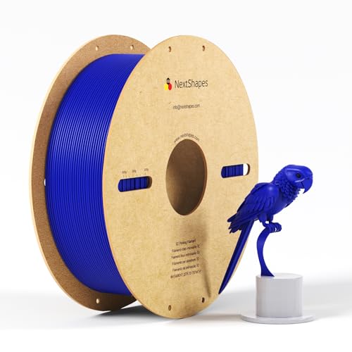 NextShapes PETG Filament 1.75mm, 1kg Spool, petg Deep Blue
