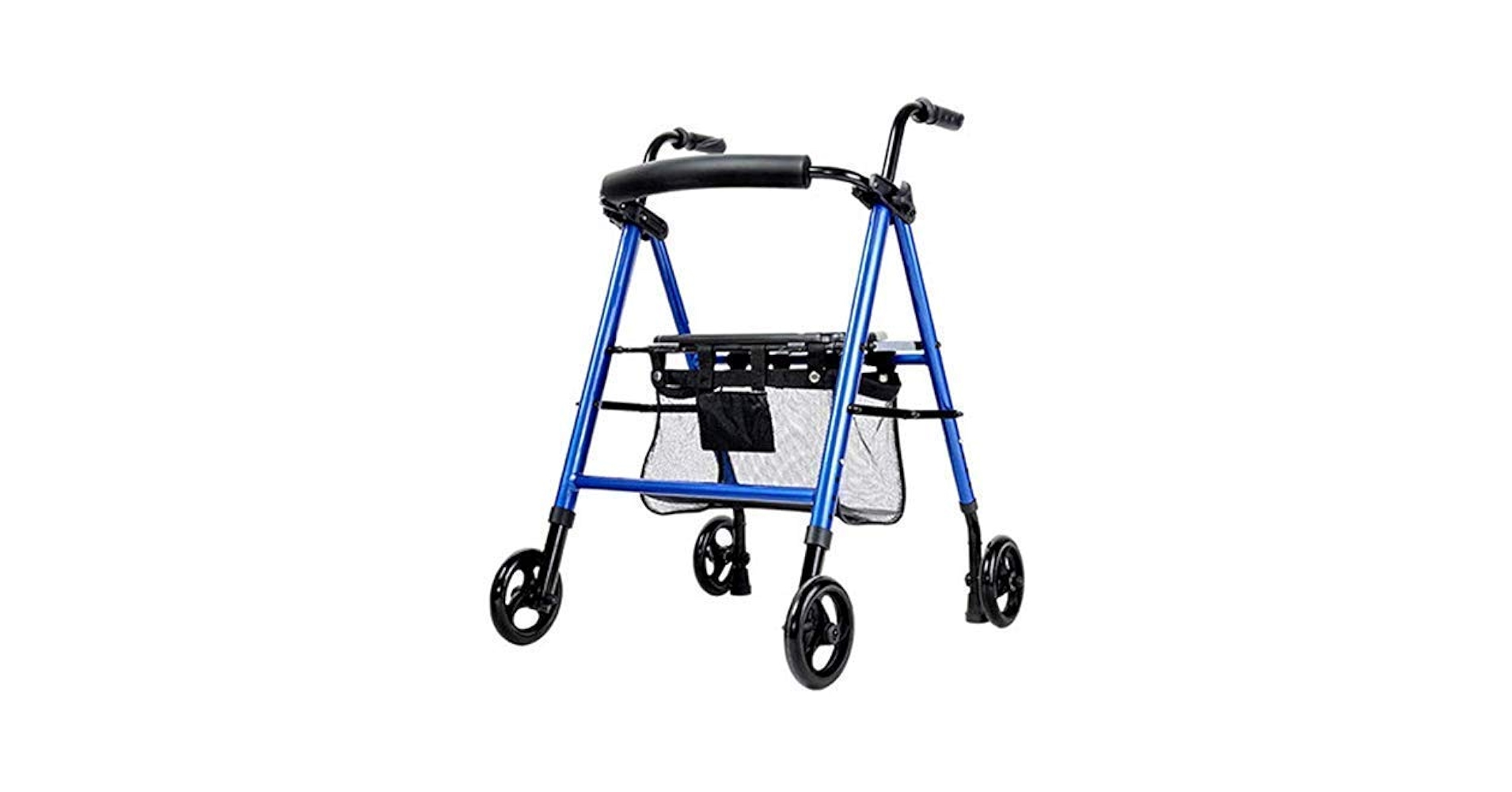 青い折りたたみ式歩行器 青い折りたたみ式歩行器 折りたたみ式歩行器 歩行器 高齢者用