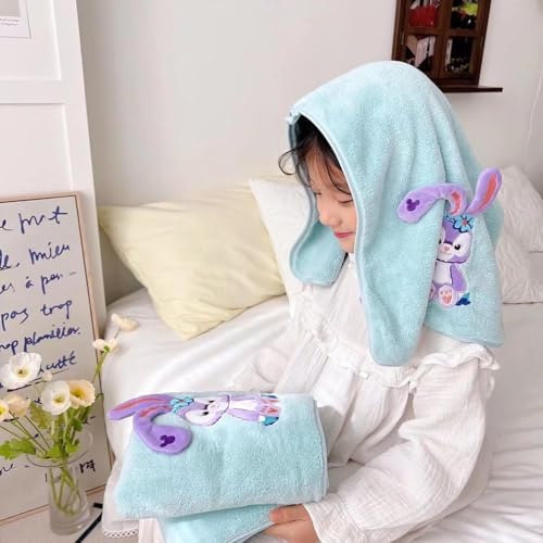 Image of Microfiber Kids Bath Towels Quick Dry Super Absorbent Super Soft Bath Towel for Babies Toddler-Baby Towel for Boys and Girls (Blue, Pack of 1) (Blue)
