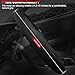 Ouzorp Car Steering Wheel Cover, Microfiber Leather Steering Wheel Covers with Anti-Slip Lining, Universal 14.5-15 inchs Black