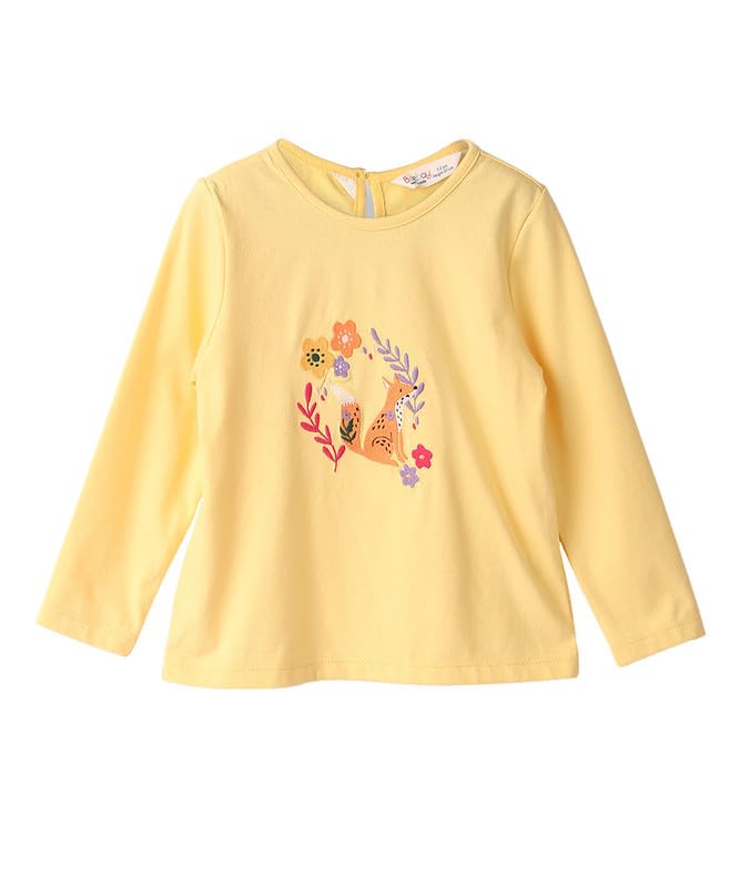 BeebayBaby-Girl's Solid Western T-Shirt