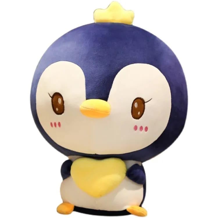Image of Heart Penguin Stuffed Animals Plush, Cute Plushies for Animal Themed Parties Teacher Student Award, Animal Toys for Baby, Boy, Girls,Bed 28 cm