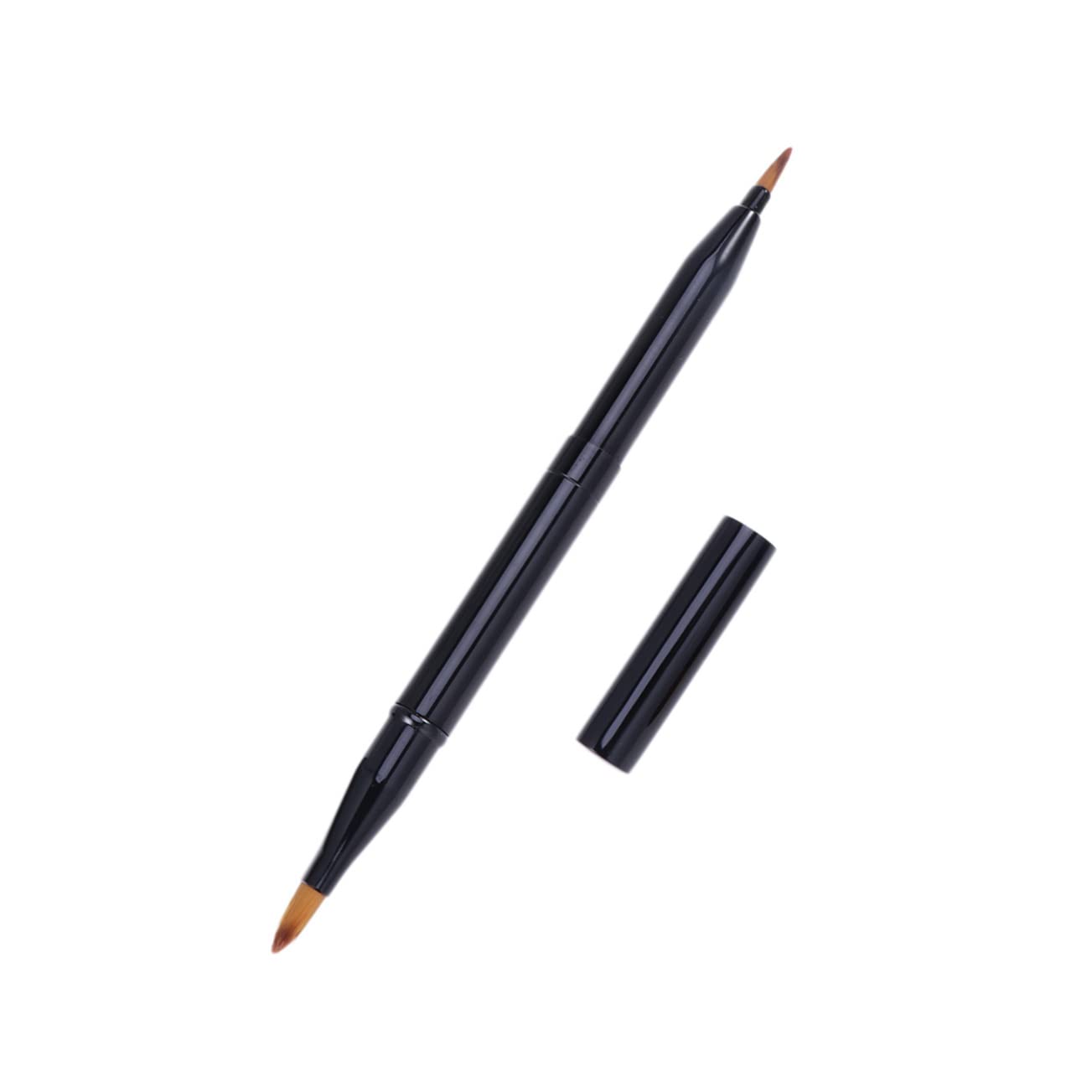 TOVINANNA Lip Brush for Lipstick Double Ended Lip Brush Lip Brushes Retractable Lip Brushes Essential Makeup Tool for Gloss Full Lips